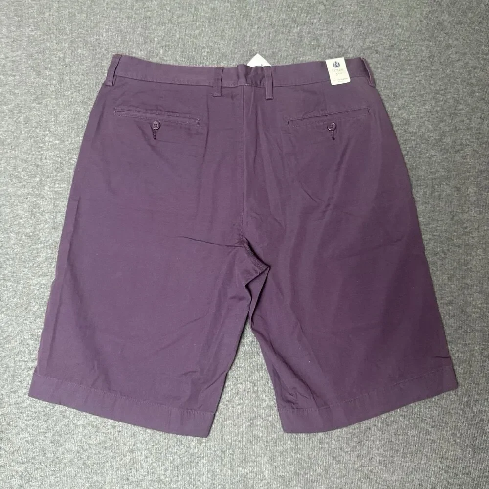 J. Crew Shorts Mens 34 Waist Vintage Purple Style 14054 100% Cotton NWT